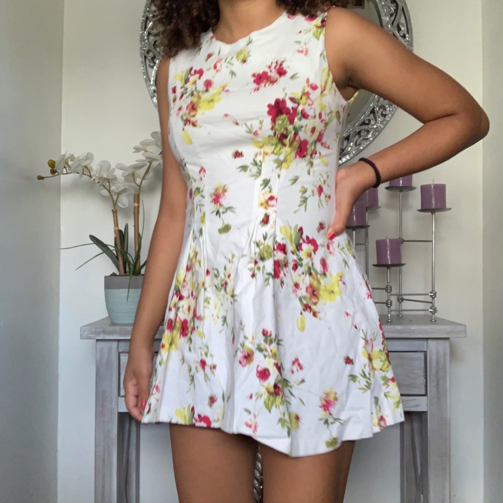 floral mini dress